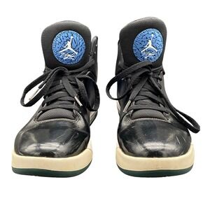 Jordan Flight Origin 2 Mens Black Sport Blue Basketball Shoes 705077-008 Size 11